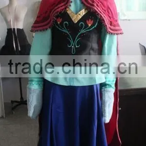 Walson Clothes Apparel Newest Cartoon Characters Anna Elsa Princessfrozen Costume thumbnail-1