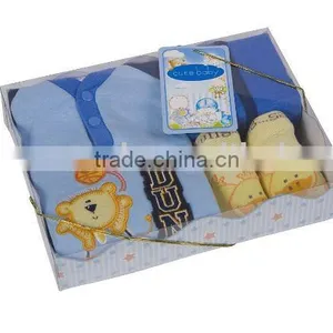 Baby 3pcs Pvc Gift Box/baby Gament/baby Clothing Set/baby Wear thumbnail-1
