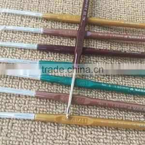 Small Diameter Plastic Crochet Hook With pp Cap thumbnail-1
