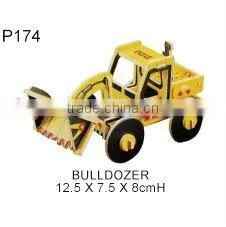 P174 COLORED WOODEN PUZZLE thumbnail-1