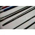 High Tensile 3mm PVC Coated Stainless Steel Wire Rope 7x19 For Chemical thumbnail-1