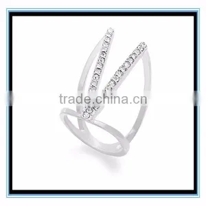 18K White Gold Ring With Diamond XP-PR-894 thumbnail-1