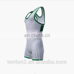 Sublimation Quick Dry New Wresting Singlet thumbnail-2