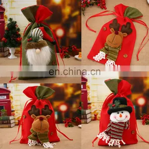 3 Style Christmas Gifts Santa Claus Sack Kids Candy Christmas Bag thumbnail-1