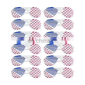 American Flag USA Patriotic Design Plastic Shutter Glasses thumbnail-1