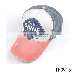 TOROS Unisex Metal Closure Print Distressed Patch Baseball Cap thumbnail-2