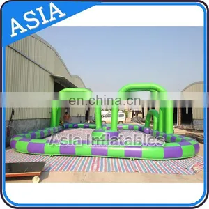 Popular Inflatable Zorb Ball go Kart Track Tricycle Race Track thumbnail-4
