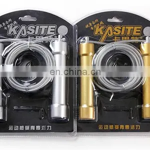 High Quality Adjustable Crossfit Skipping Jump Rope With Steel Bearing thumbnail-3