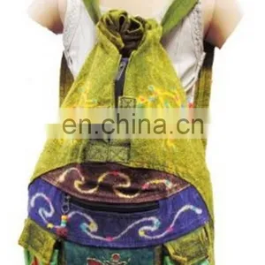 Shoulder Bag Cotton Eligant Original Print Sling Bag Purse Cross Body Messenger Purse Hippie Hobo thumbnail-3