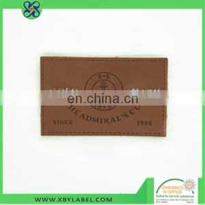 Embroidered Leather Patch for Jeans Custom Leather Patches thumbnail-1