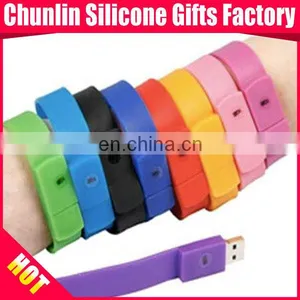Silicone USB Bracelets thumbnail-4