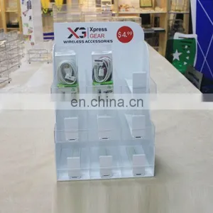 High Quality Display Stands Acrylic Cell Phone Accessory Display Rack thumbnail-1