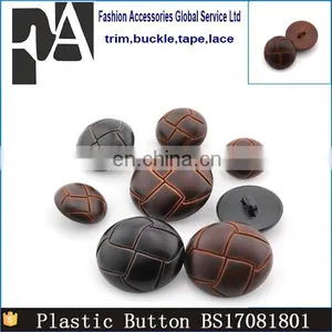 Classic Round Plastic Football Shaped Buttons For Coat thumbnail-6