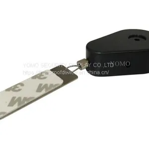 Plastic Teardrop Pullbox Anti Theft Tether With Dog Tag Endfitting thumbnail-1