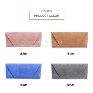 Simple, Vintage Portable Eyeglasses Case; Elegant Eyewear Case for Reading Glasses and Sunglasses thumbnail-5