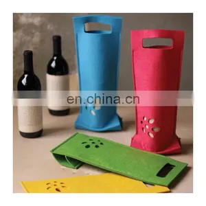 Best Selling Colorful Felt Wine Packaging Bag thumbnail-5