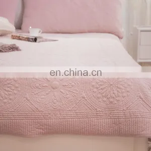 Bedspread Coverlet Set Charcoal Comforter Oversized Pink Color Quilt Set /bedding Bed Sheets Sets thumbnail-2