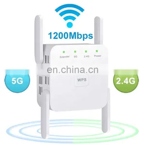 Top Sale Wifi Repeater 1200Mbps 5G Dual Band WiFi Wireless Signal Repeater Wireless Booster Wifi Coverage Range Extender thumbnail-1