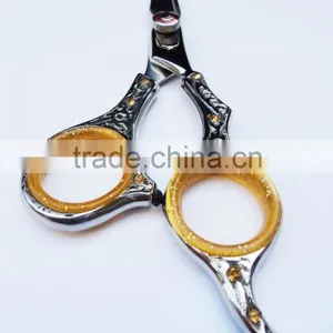 New Professional Barber Razor Scissor / Shear - Hair Cutting Scissor / Shear (Orange Beauty) thumbnail-3