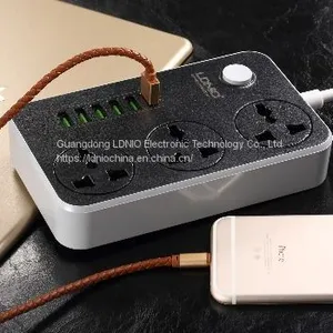 LDNIO 6 USB 3 Outlet Universal Usb Power Strip Desk With Usb Charger Extension Socket thumbnail-3
