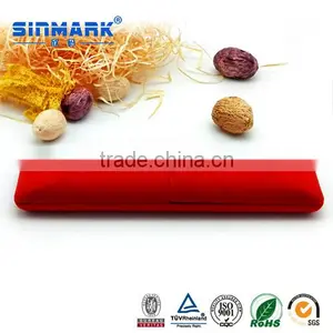 Red Necklace Jewelry Box, High Quality Wool Fabric Jewery Box for Pendant thumbnail-5