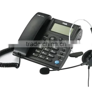 2015 New Popular Plastic Corded Call Center Headset Telephone thumbnail-6