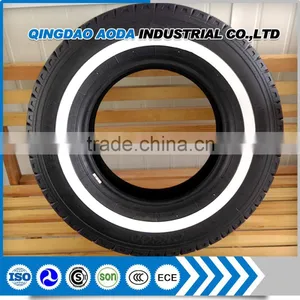 Good Quality Radial Passenger Car Tire White Side Wall Tyre 155R13C thumbnail-1
