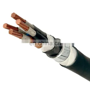 Power Cable Three-Phase Five-Wire 5 Core 16/25/35/50/70/95 Square 3+2 Aluminum /copper Wire YJV22 Yjlv22 Buried Overhead Cable thumbnail-2