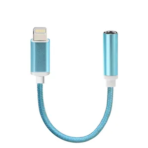 Headphone Jack Adapter for IPhone 12/13 Pro Max Lightning to 3.5mm Aux Audio Cable Splitter Converter thumbnail-1