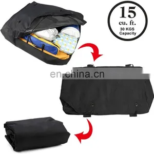 600D Waterproof Car Cargo Roof Top Storage Bag for Travelling thumbnail-3