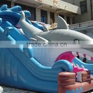 2015 Newest PVC Tarpualin Inflatable Water Slides Gaint Inflatable Water Slider for Sale thumbnail-5