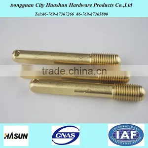 Precision CNC Turning Machined Brass Shaft,CNC Turning Parts,Customized Shaft Forged Parts thumbnail-1