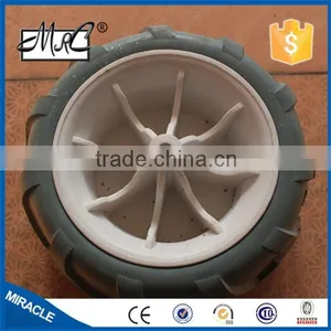 CHINA Hot Small 4 Inch Rubber Wheel Solid Wheel Baby Cart Wheel thumbnail-3