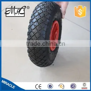 Economic Prices Rubber Wheel Small Pneumatic Trolley Wheelbarrow Wheel 3.00-4 thumbnail-3