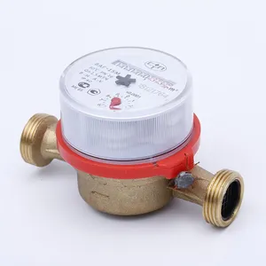 Single-Jet Dry Type Small Size Brass Stainless Steel Iron Water Meter thumbnail-3