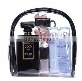 Fancy Personalized Plastic Waferproof Cosmetic Bags Makeup Plastic Bags thumbnail-1