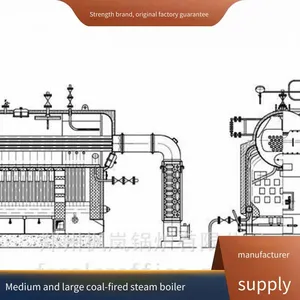 Biomass Chain Grate Steam Boiler With Automatic Feeding, 2/3/4/6 Tons in Stock, From the Original Manufacturer thumbnail-3