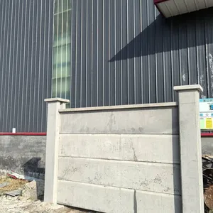 Cement Wall, Precast Concrete Wall Manufacturer, Prefabricated Wall Baffle, Safety Wall and Guardrail for Factory Yards and Courtyards thumbnail-5