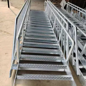 Safety Grating Walkway Anti-slip Perforated Metal Plate, With Alligator Mouth Holes, Cut, Welded, and Bending thumbnail-1