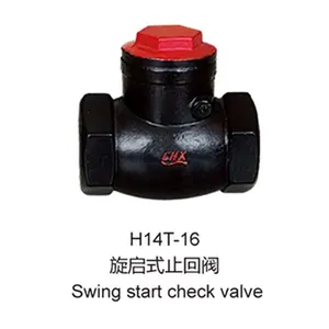 GB Swing Type Check Valve PN10 PN16 Grey Cast Iron HT200 Flange Metal Seal Factory Price Hot Selling Cast Ductile Iron GGG50 thumbnail-4