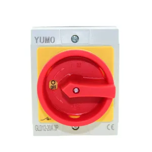 YUMO GLD12-20A Manual Changeover Switch Outdoor Use IP65 Waterproof 20A Rating thumbnail-4