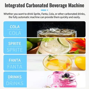BB-4-1 Commercial Carbonated Beverage Machine With Ice Dispenser 6 Valve Soda Fountain Machine for Fast Food Restaurant thumbnail-4