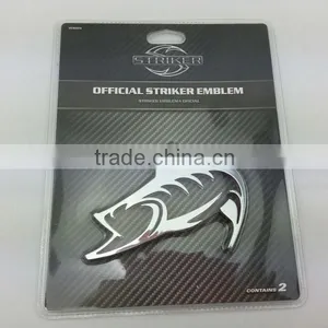 Stock Car Fish Decoration Car Sticker and Emblem thumbnail-1