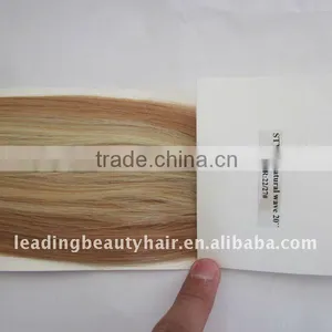 Top Quality Mixed Color Hand Tied Remy Hair Weft thumbnail-1