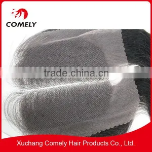 6A Pure Virgin Brazilian Hair Body Wave Natural Color 4*4 Human Lace Closure thumbnail-3