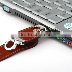 Leather Usb Thumbdrive Flash Memory 2 gb thumbnail-3