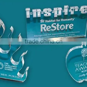 Acrylic Etched Awards, Organic Glass, Acrylic Product , Plexiglass, Acrylic thumbnail-1