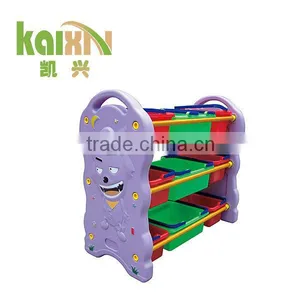 2015 School Furniture Children Plastic Toy Storage Shelf thumbnail-1