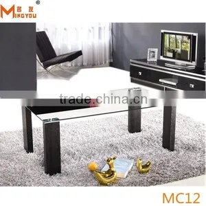 Simple Disign Glass Top Cheap Coffee Table thumbnail-1