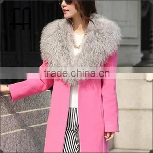 Factory Direct Wholesale Mogolian Lamb Fur Collar /fur Accessories /fur Collar thumbnail-3